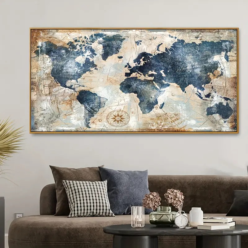 Interior Design Sketch - 1 PC โปสเตอร์ผ้าใบ VINTAGE Art World