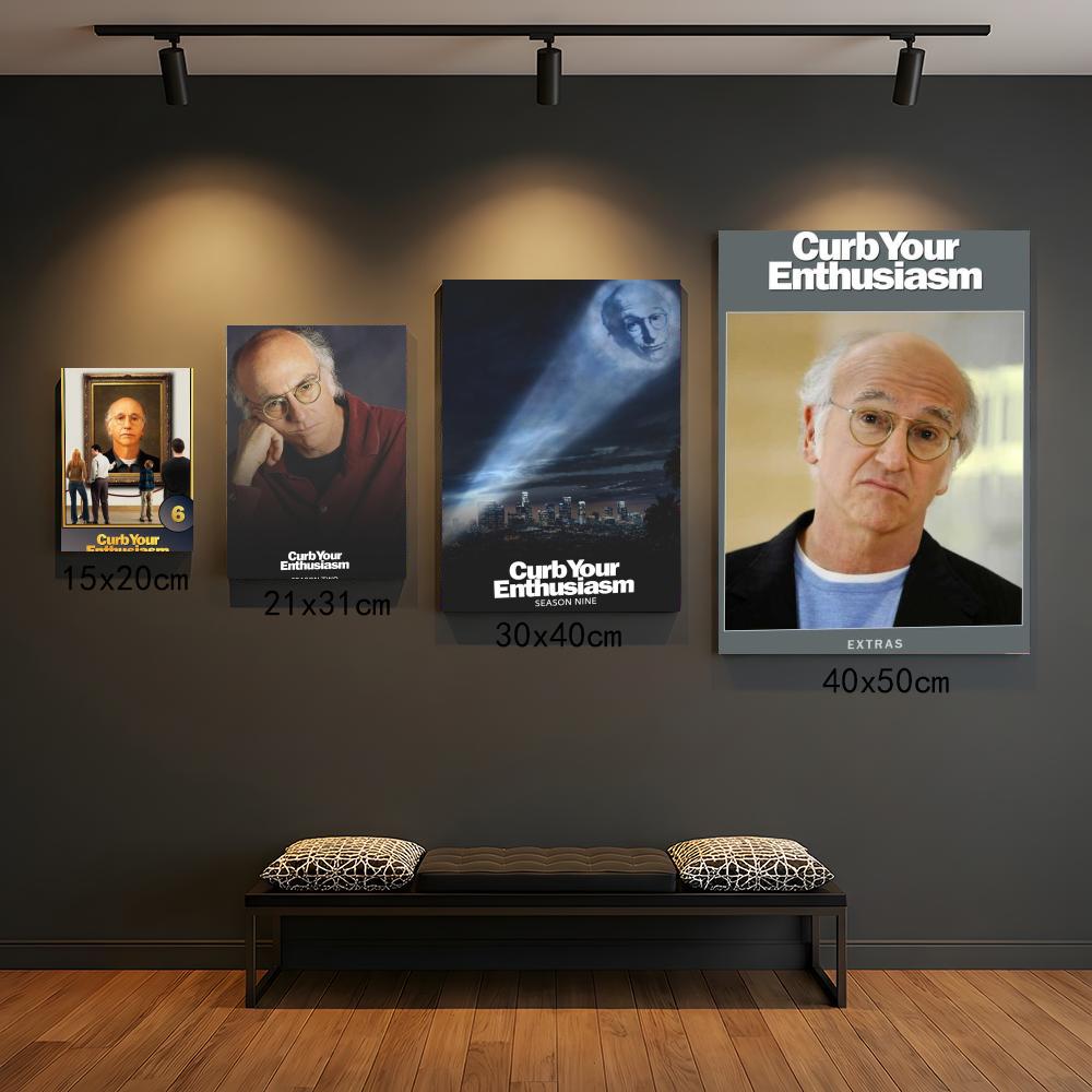 Interior Design Your Room - ซีรีส์ทีวี C-Curb Your Enthusiasm-M ภาพวาดลายเส้นประดับตกแต่งลายพฤกษศาสตร์ที่สง่างามสำหรับห้องนั่งเล่น การออกแบบตกแต่งภายในที่ทันสมัย