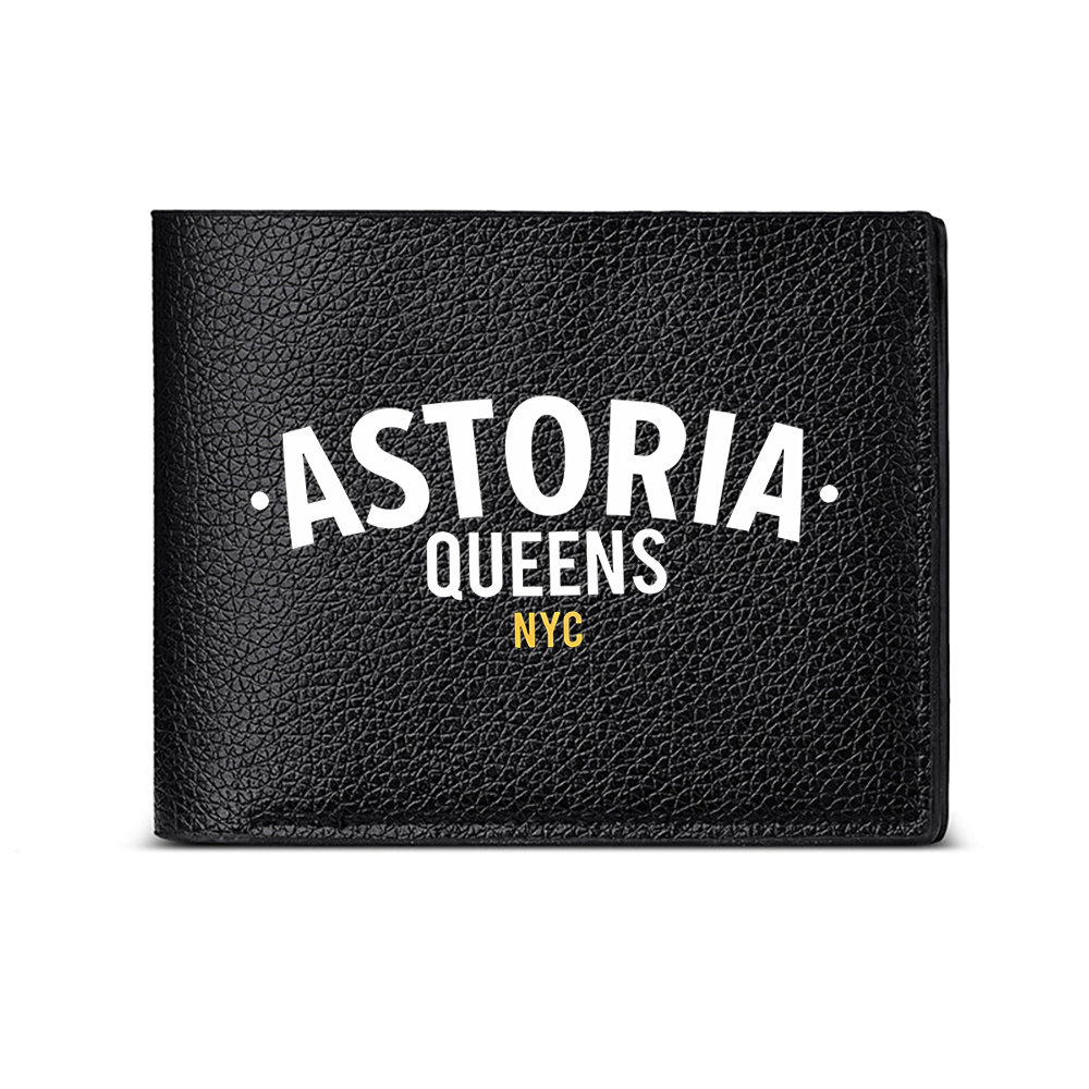 Interior Design Nyc - กระเป๋าสตางค์ผู้ชายลายพิมพ์ Astoria Queens Nyc พร้อมช่องใส่บัตร ดีไซน์ลำลอง