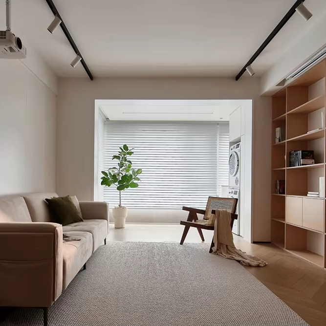 Interior Design Warm - แบบจำลอง 3 มิติ งานออกแบบตกแต่งภายในสไตล์ญี่ปุ่น ซานไห่ แบบก่อสร้างบ้าน