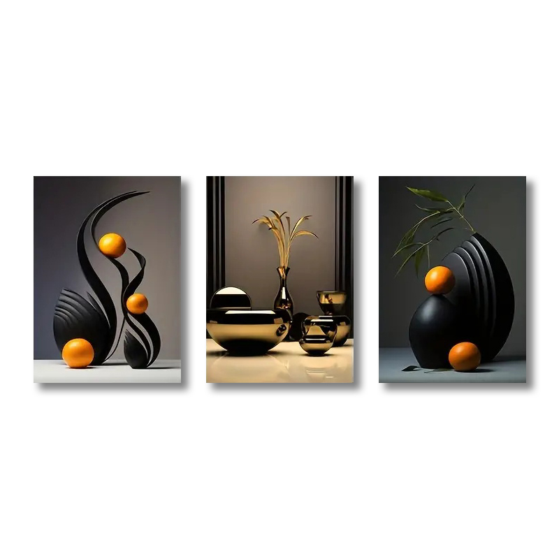 โปสเตอร์ภาพแอบสแตรกต์บนผ้าใบแค - Interior Design Sketch บทวิจารณ์และราคา