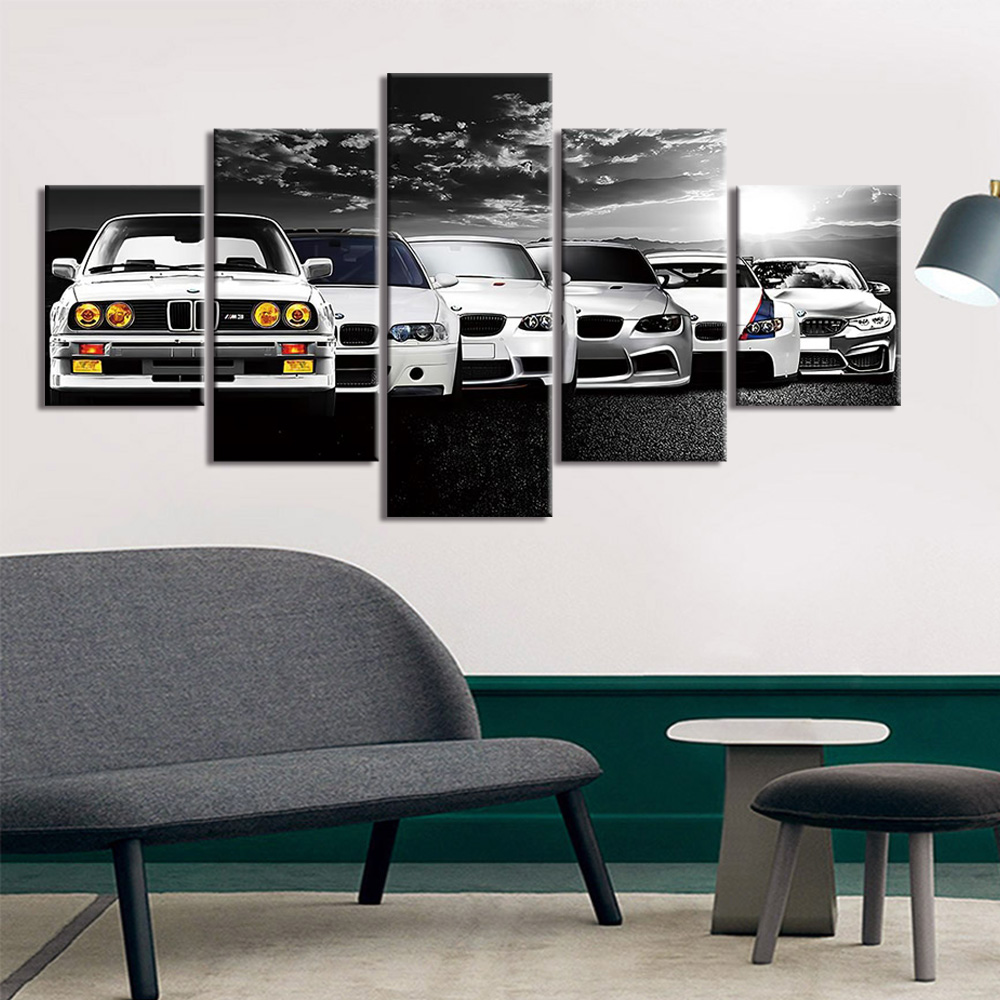 5 ชิ้น Wall Art โปสเตอร์ผ้าใบบ - Interior Design Sketch บทวิจารณ์และราคา