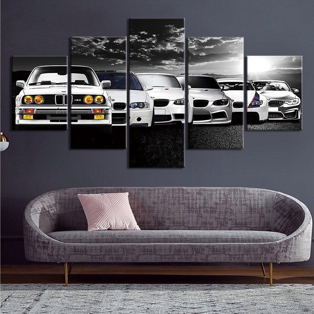 5 ชิ้น Wall Art โปสเตอร์ผ้าใบบ - Interior Design Sketch บทวิจารณ์และราคา
