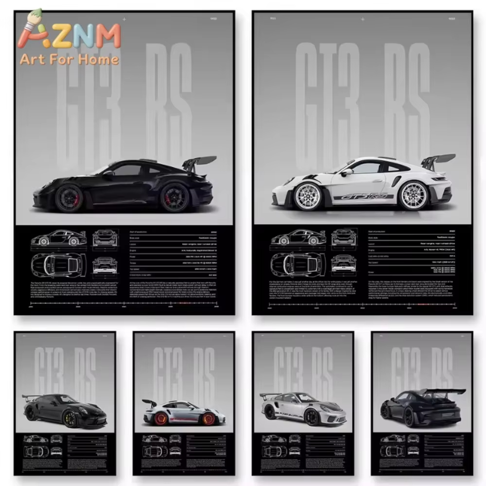 1 ชิ้นมินิมอลลิสต์ 911 GT3-RS  - Interior Design Apartment บทวิจารณ์และราคา